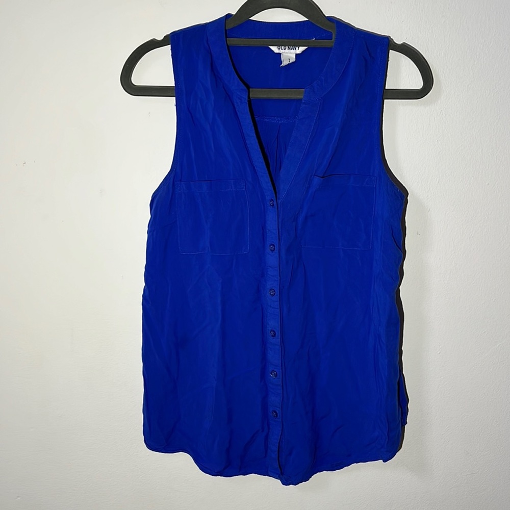 Old Navy “Just Blue It” Sleeveless Tank Top